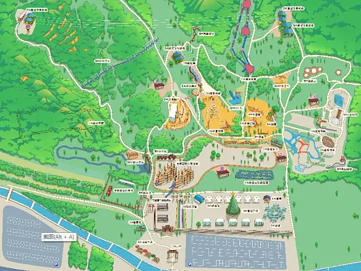 温岭景区手绘地图在紧急疏散与救援中的重要作用 ？